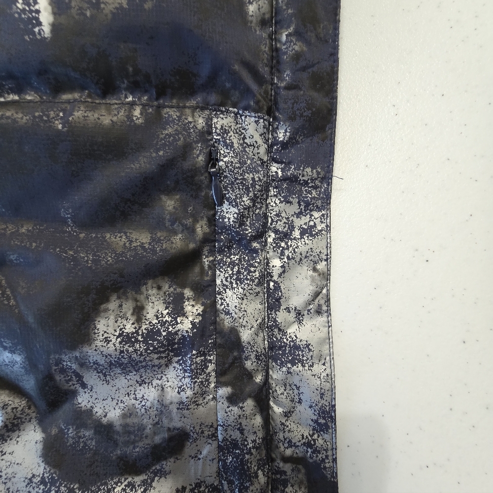 OROBOS Women's Down Puffer Vest Navy Silver Black Small Outdoor - Picture 12 of 12